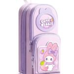 Trendy Kiids 3 Compartment Pencil Case – Large Capacity