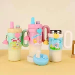 Trendy Kids Stainless Steel Tumbler with Straw – Leak Proof