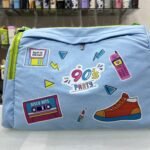 Kids Retro Printed Duffel Bag – Fun Travel & Sports Bag